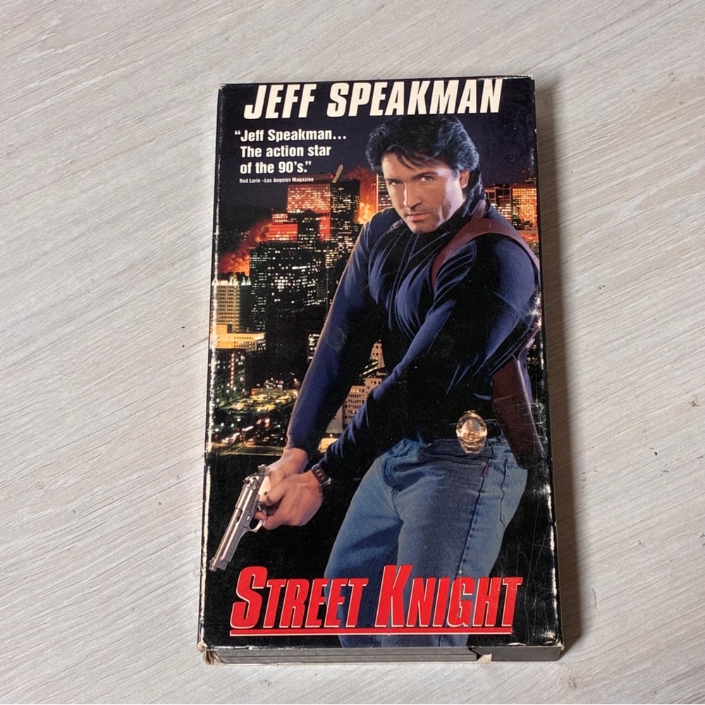 Street Knight 1993 Action Martial Arts VHS Jeff Speakman Non Rental Cannon Video